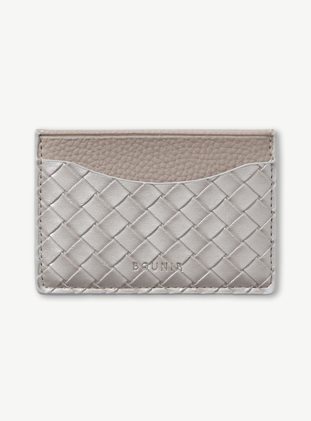 ◇FOLNUA◇ CLASSIC LOGO CARD WALLET IN SILVER FOLNUA CLASSIC LOGO CARD WALLET IN SILVER | ファッション通販