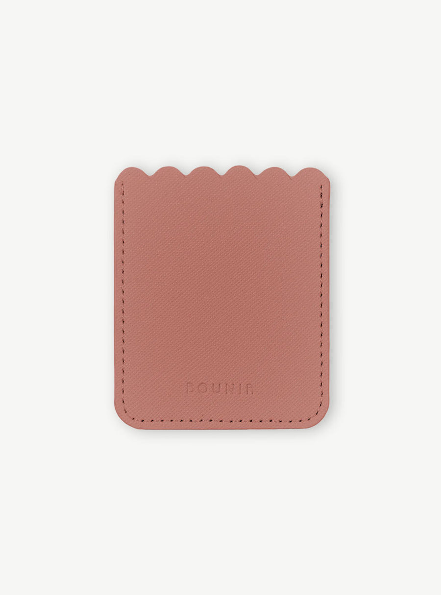 Dusty Pink Scallop Pocket