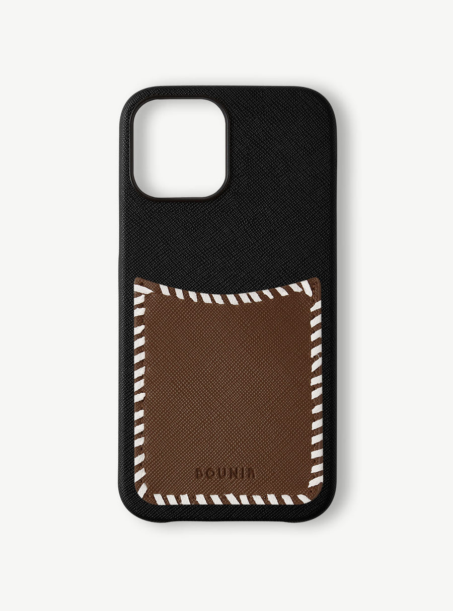 Embroidered Phone Case Black