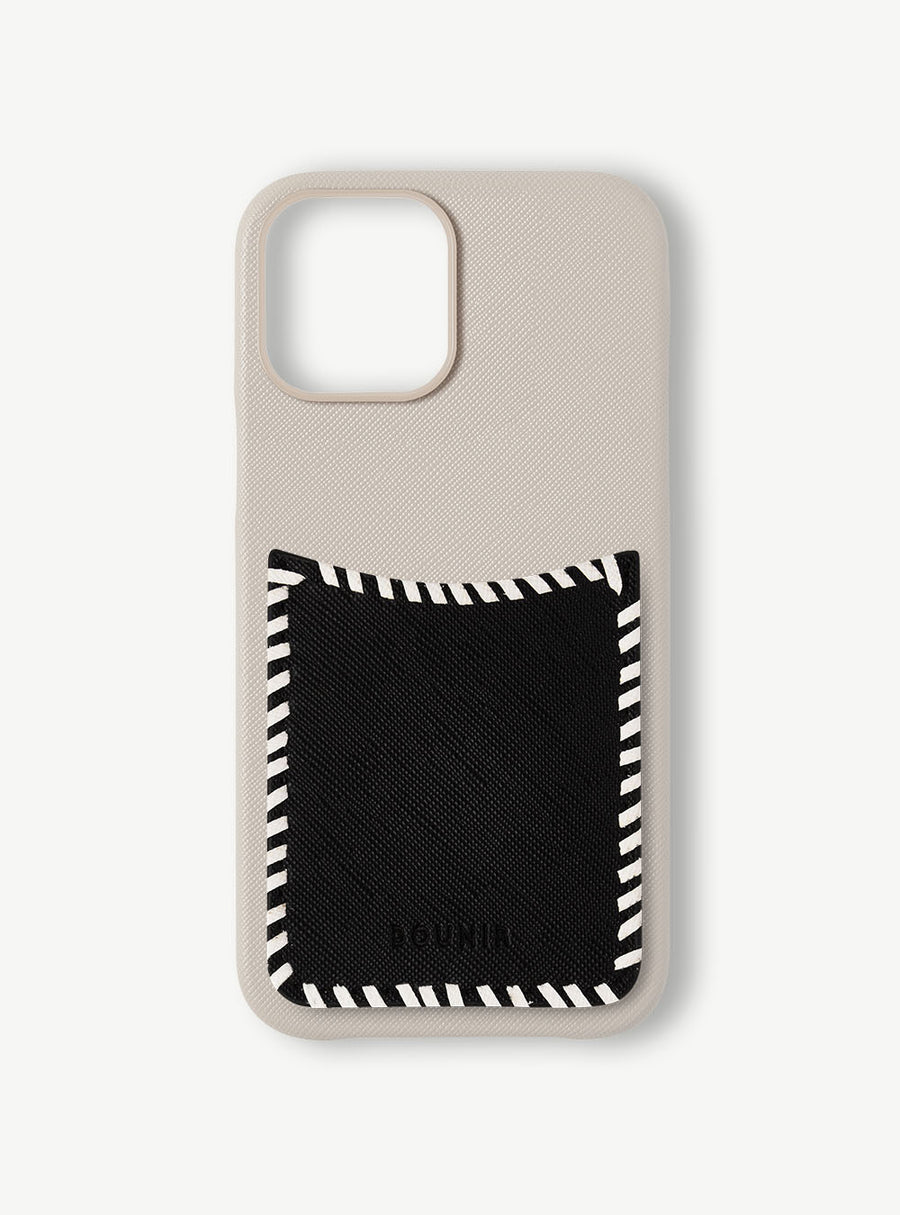 Embroidered Phone Case Off-White