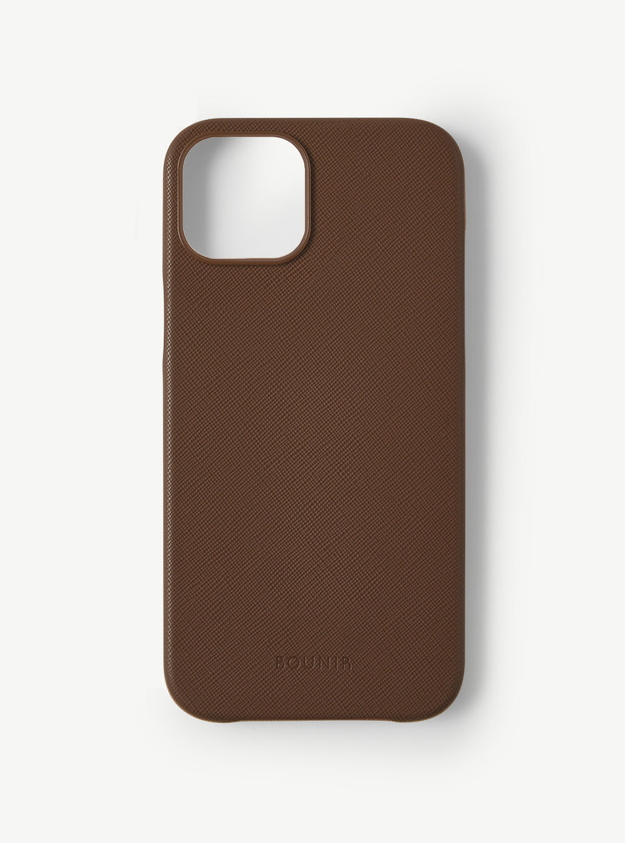 Brown Vegan Leather Case – Bounir Brown Vegan Leather Case – Bounir