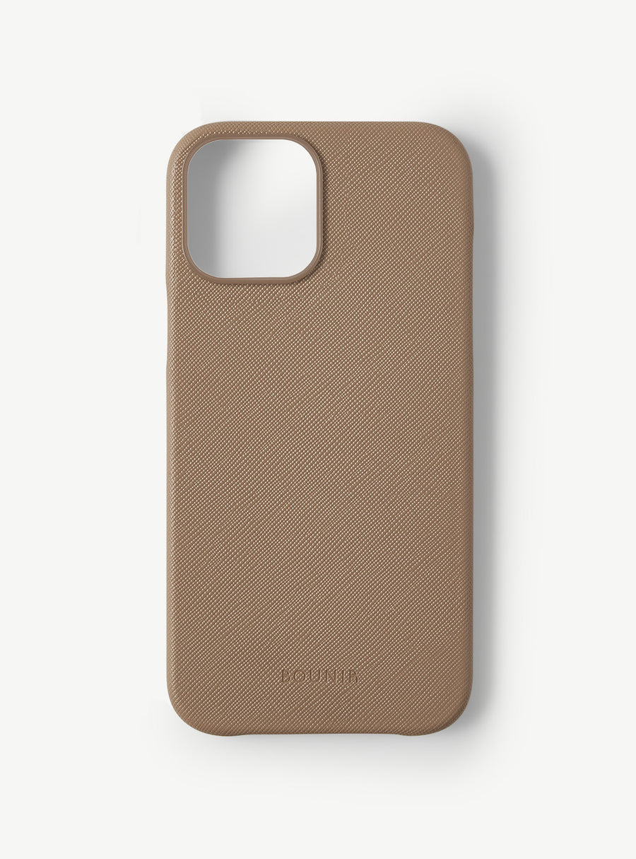 Beige Vegan Leather Case