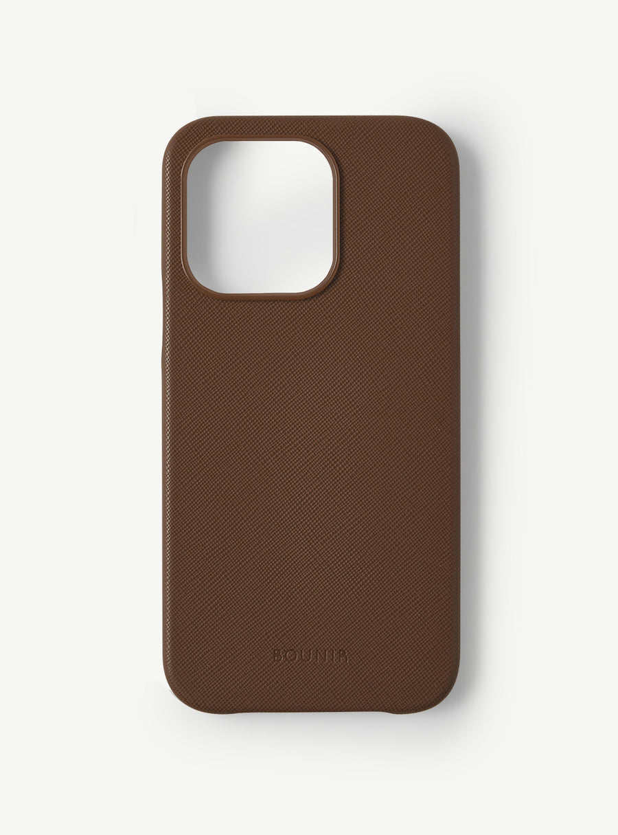 Brown Vegan Leather Case – Bounir Brown Vegan Leather Case – Bounir