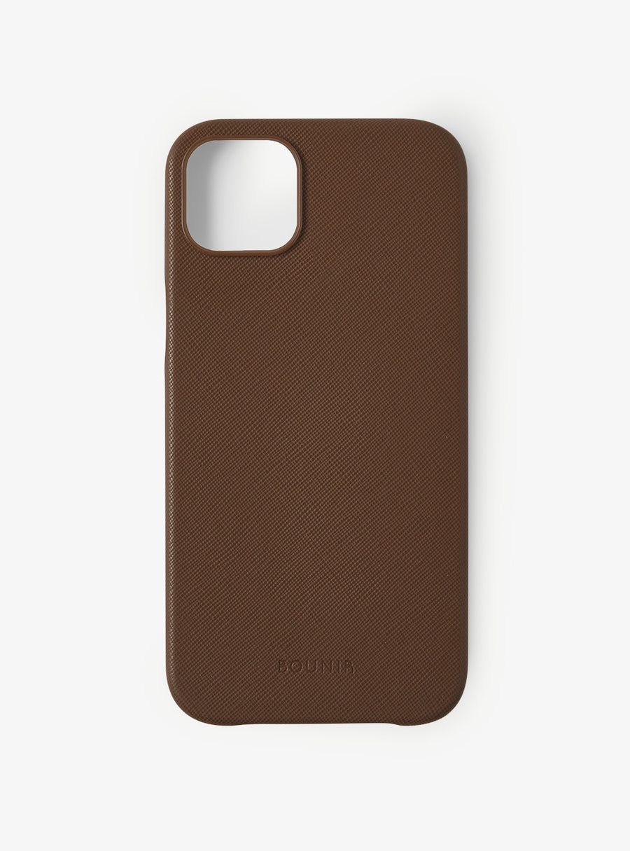 Brown Vegan Leather Case Bounir Brown Vegan Leather Case Bounir